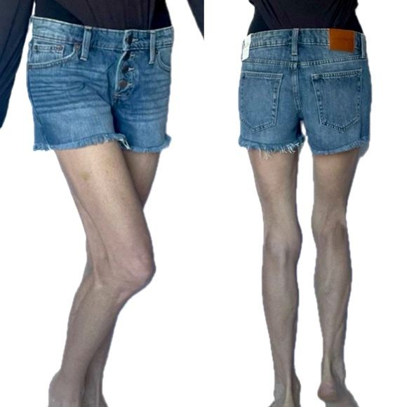 NWT Lucky Brand The Cut Off Jean Shorts - Picture 8 of 17